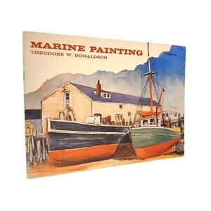 1963 Marine Painting by Theodore Donaldson art instruction coastal scenes pbk